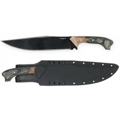 Couteau Condor Atrox Lame Acier Carbone 1075 Manche Micarta Etui Kydex Made Salvador CTK1814108HC - Livraison Gratuite