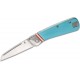 Couteau Gerber Straightlace Slipjoint Lame Acier 7Cr Manche Aluminium Blue G1699 - Livraison Gratuite