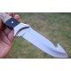 Couteau de Chasse Winchester Guthook Lame Acier Inox Manche Bois Etui Nylon G2241783 - Livraison Gratuite