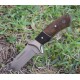 Couteau de Chasse Winchester Guthook Lame Acier Inox Manche Bois Etui Nylon G2241783 - Livraison Gratuite