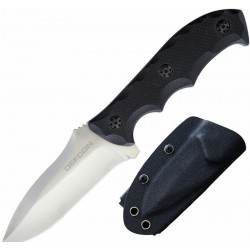 Couteau Bushcraft Survie Defcon Hydra Lame Acier D2 Manche G10 Etui Kydex TD005 - Livraison Gratuite