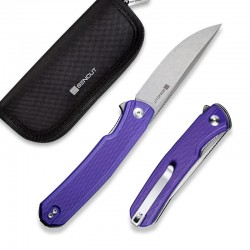 Couteau Sencut Scitus Purple G10 Lame Acier D2 IKBS Linerlock Clip S210422 - Livraison Gratuite