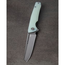 Couteau Bestech Slyther Jade Manche G-10 Lame Acier 14C28N IKBS Linerlock Clip BTKG51B3 - Livraison Gratuite