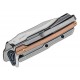 Couteau Kershaw Frontrunner Lame Acier D2 Manche Acier IKBS Framelock Clip KS2039 - Livraison Gratuite