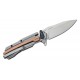 Couteau Kershaw Frontrunner Lame Acier D2 Manche Acier IKBS Framelock Clip KS2039 - Livraison Gratuite