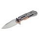 Couteau Kershaw Frontrunner Lame Acier D2 Manche Acier IKBS Framelock Clip KS2039 - Livraison Gratuite