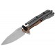 Couteau Kershaw Frontrunner Lame Acier D2 Manche Acier IKBS Framelock Clip KS2039 - Livraison Gratuite