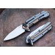 Couteau Kershaw Frontrunner Lame Acier D2 Manche Acier IKBS Framelock Clip KS2039 - Livraison Gratuite