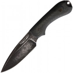 Couteau Bradford Guardian 3 3D Black Micarta Lame Acier AEB-L Etui Cuir Made USA BRAD3FE101NA - Livraison Gratuite