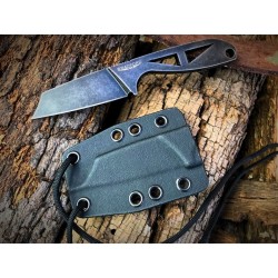 Couteau de Cou G-Cleaver Lame Acier Elmax Nimbus Etui Kydex Made USA BRADGCN - Livraison Gratuite