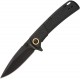 Couteau Browning Buckmark Slim Black Lame Acier D2 Manche Polymer Clip IKBS Linerlock BR0541B - Livraison Gratuite