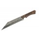 Couteau Celtic Sailor’s Seax Damas Lame 256 Couches Manche Bois Etui Cuir DM1300 - Livraison Gratuite