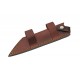 Couteau Celtic Sailor’s Seax Damas Lame 256 Couches Manche Bois Etui Cuir DM1300 - Livraison Gratuite