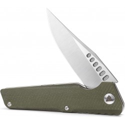 Couteau Trivisa Orion Green Lame Acier D2 Manche G10 IKBS Linerlock Clip TVTY01GDG - Livraison Gratuite