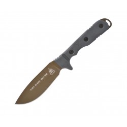 Couteau TOPS Idaho Hunter Bronze Lame Acier Carbone 1095 Manche Micarta Etui Kydex Made USA TPTIH03 - Livraison Gratuite