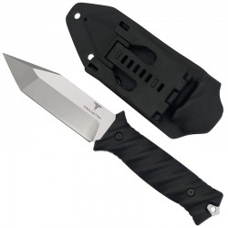 Couteau Tactical Takumitak Fulcrum Military Satin Tanto Lame Acier D2 Manche G10 Etui Kydex TKF201SL - Livraison Gratuite