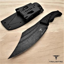 Couteau Takumitak Alert Lame Acier D2 Stonewash Manche G10 Etui Kydex TKF210SW - Livraison Gratuite