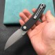 Couteau Kubey Momentum Black Lame Acier Aus-10 Manche G10 IKBS Linerlock Clip KUB344H - Livraison Gratuite