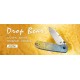 Couteau Kizer Drop Bear Lame Acier LC200N Manche Titane IKBS Clutch Lock Clip KI3619A3 - Livraison Gratuite