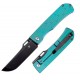 Couteau Kansept Reedus Green Manche Titane Lame Acier S35VN IKBS Framelock Clip K1041A4 - Livraison Gratuite