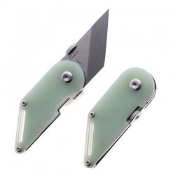 Couteau Kansept Pinkerton Dash Jade G10 Handle Tanto SW 154CM IKBS Linerlock KT3045A2 - Livraison Gratuite