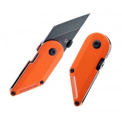 Couteau Kansept Pinkerton Dash Orange G10 Handle Tanto BW 154CM IKBS Linerlock KT3045A3 - Livraison Gratuite