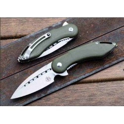 Couteau Begg Knives Mini Glimpse OD Green Lame Acier D2 Manche G10 IKBS BG006 - Livraison Gratuite