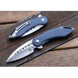 Couteau Begg Knives Mini Glimpse Gray Lame Acier D2 Manche G10 IKBS BG004 - Livraison Gratuite