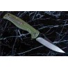 Couteau QSP Gavial Green Manche G10 Lame Acier D2 IKBS Linerlock Clip QS126B - Livraison Gratuite