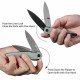Couteau Sencut Bocll II Jade Lame Acier D2 Manche G10 IKBS Linerlock Clip S220192 - Livraison Gratuite