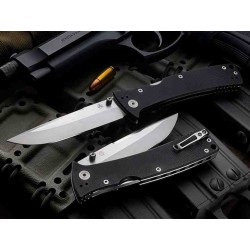 Couteau Nemesis Mar Private MPR3 Lame Drop Point Acier S35VN Manche G10 Lockback Clip NE22 - Livraison Gratuite