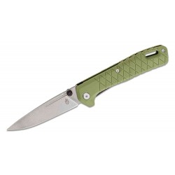 Couteau Gerber Zilch Green Lame Acier 7Cr17MoV Manche GRN Linerlock Clip G1067529 - Livraison Gratuite