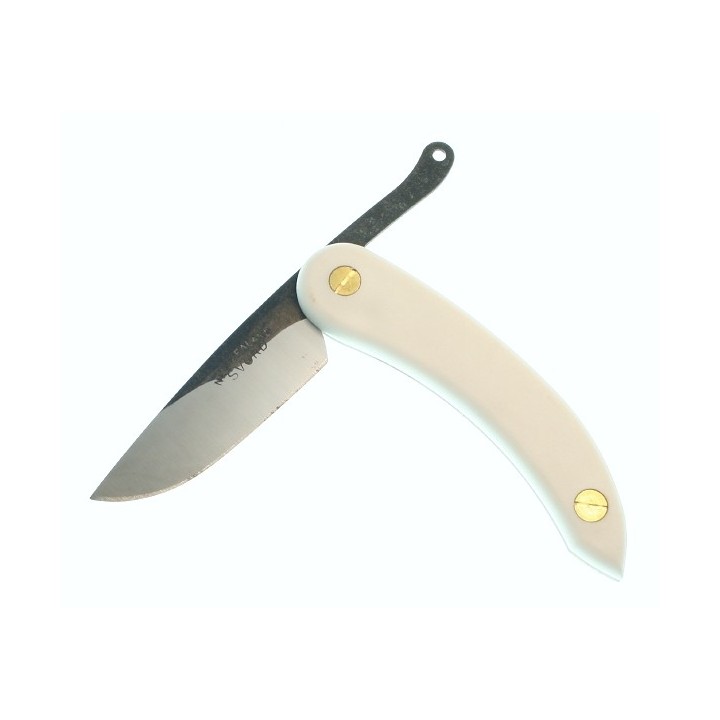 Couteau Piémontais SVORD The Peasant Knife White Lame carbone manche Abs Made in New Zealand SV140 - Livraison Gratuite