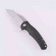 Couteau Shieldon Tranchodon Damas Lame 67 Couches Manche G10/Fibre de Carbone IKBS Linerlock CLip SHI7093D - Livraison Gratuite