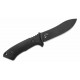 Couteau Spartan Blades Harsey Nessmuk Lame Acier Carbone 1095 Manche ABS Etui ABS Made USA SBSL005BK - Livraison Gratuite