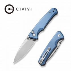 Couteau CIVIVI Altus Button Lock Blue Manche Aluminum Lame Acier Nitro-V IKBS Clip CIVC200766 - Livraison Gratuite