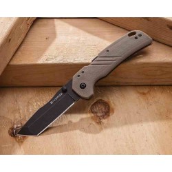 Couteau Cold Steel Engage ATLAS Lock FDE Lame Tanto Acier 4116 Blackwash Manche GFN Clip CSFL30DPLTBF - Livraison Gratuite