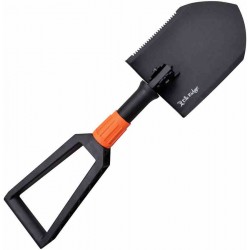 Pelle Tactical Elk Ridge TREK Shovel Lame Acier Carbone Manche Abs Etui Nylon ERE001OGN - Livraison Gratuite