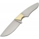 Lot de 3 Lames à Customiser Skinner Drop Point Lame Acier Inox Garde Laiton BL7734 - Livraison Gratuite