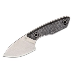 Couteau Gerber Stowe Lame Acier 440 Clip Point Manche Micarta Etui Cuir G1905 - Livraison Gratuite