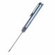 Couteau Kansept Arcus Blue Manche Titane/FCarbone Lame Acier CPM-S35VN IKBS Framelock Clip K1046A1 - Livraison Gratuite
