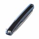 Couteau Kansept Arcus Blue Manche Titane/FCarbone Lame Acier CPM-S35VN IKBS Framelock Clip K1046A1 - Livraison Gratuite