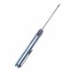 Couteau Kansept Arcus Blue Manche Titane/FCarbone Lame Acier CPM-S35VN IKBS Framelock Clip K1046A1 - Livraison Gratuite