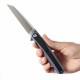 Couteau Kansept Arcus Blue Manche Titane/FCarbone Lame Acier CPM-S35VN IKBS Framelock Clip K1046A1 - Livraison Gratuite