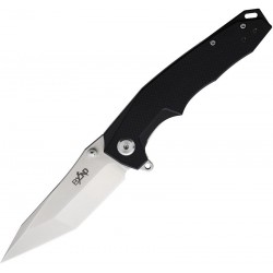 Couteau Beyond EDC Dash Black Manche G10 Lame Tanto Acier D2 Linerlock Clip BEDC2203BK - Livraison Gratuite