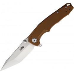 Couteau Beyond EDC Dash Dark Earth Manche G10 Lame Tanto Acier D2 Linerlock Clip BEDC2203DE - Livraison Gratuite