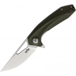 Couteau Beyond EDC Sirocco Od Green Manche G10 Lame Trailing Point Acier D2 Linerlock Clip BEDC2204OD - Livraison Gratuite