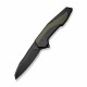 Couteau Civivi Hypersonic OD Green Lame Tanto Reverse Acier 14C28N Manche Acier/G10 IKBS Clip CIVC220111 - Livraison Gratuite