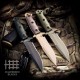 Couteau Halfbreed Blades Medium Infantry Od Green Lame Acier K110 Combo Etui Kydex Australia HBBMIK03OD - Livraison Gratuite