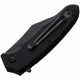 Couteau BLACKHAWK Be-Wharned A/O Black Lame Acier D2 Combo Wharncliffe Manche G10 Clip BH15BW211BK - Livraison Gratuite